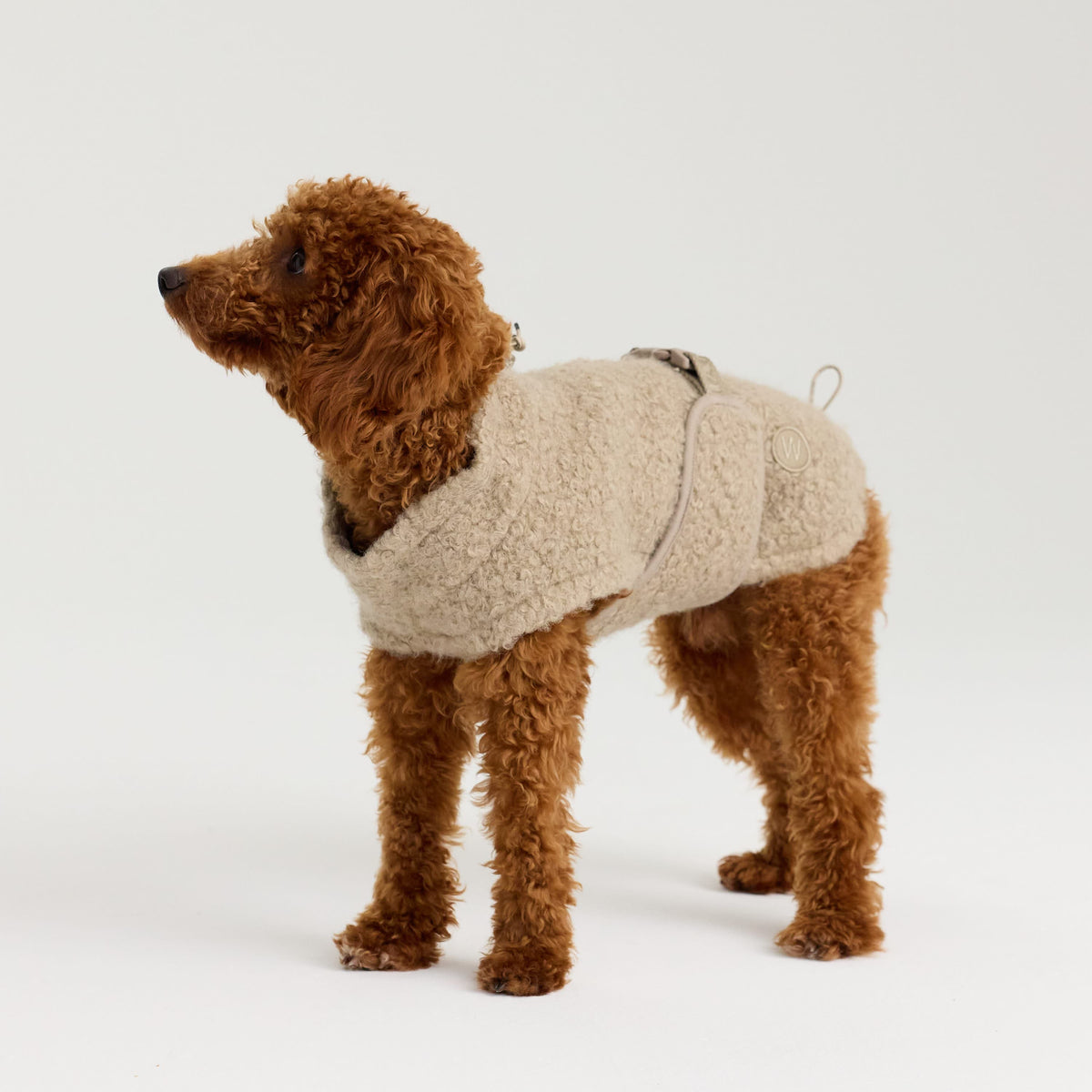 William Walker Hyggelig fleece-hundefrakke Cozy Sand / 1
