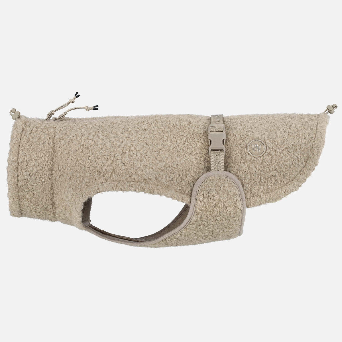 William Walker Hyggelig fleece-hundefrakke Cozy til gravhunde Sand / 2